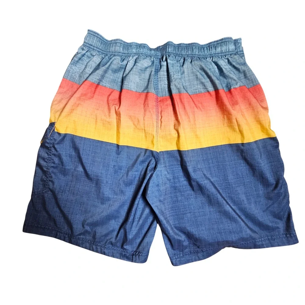 Speedo Etched Island E Board Trunks Swim Shorts‎ XL Polyester Surf Beach Summer
